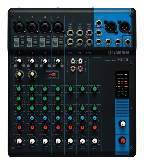 Mixer Yamaha MG10 - Olarte Sound Group